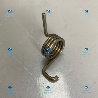 Titanium Torsion Spring Gr2 ASTM B863-06 a Spiral Spring  Titanium Car Parts Titanium Precision Parts
