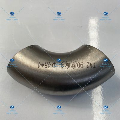 Nonmagnetic Non Toxic Gr2 45OD*4 Titanium Elbow